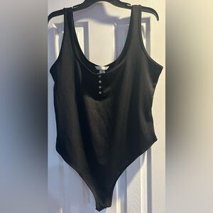 H&M Black Sleeveless Tank Top XL